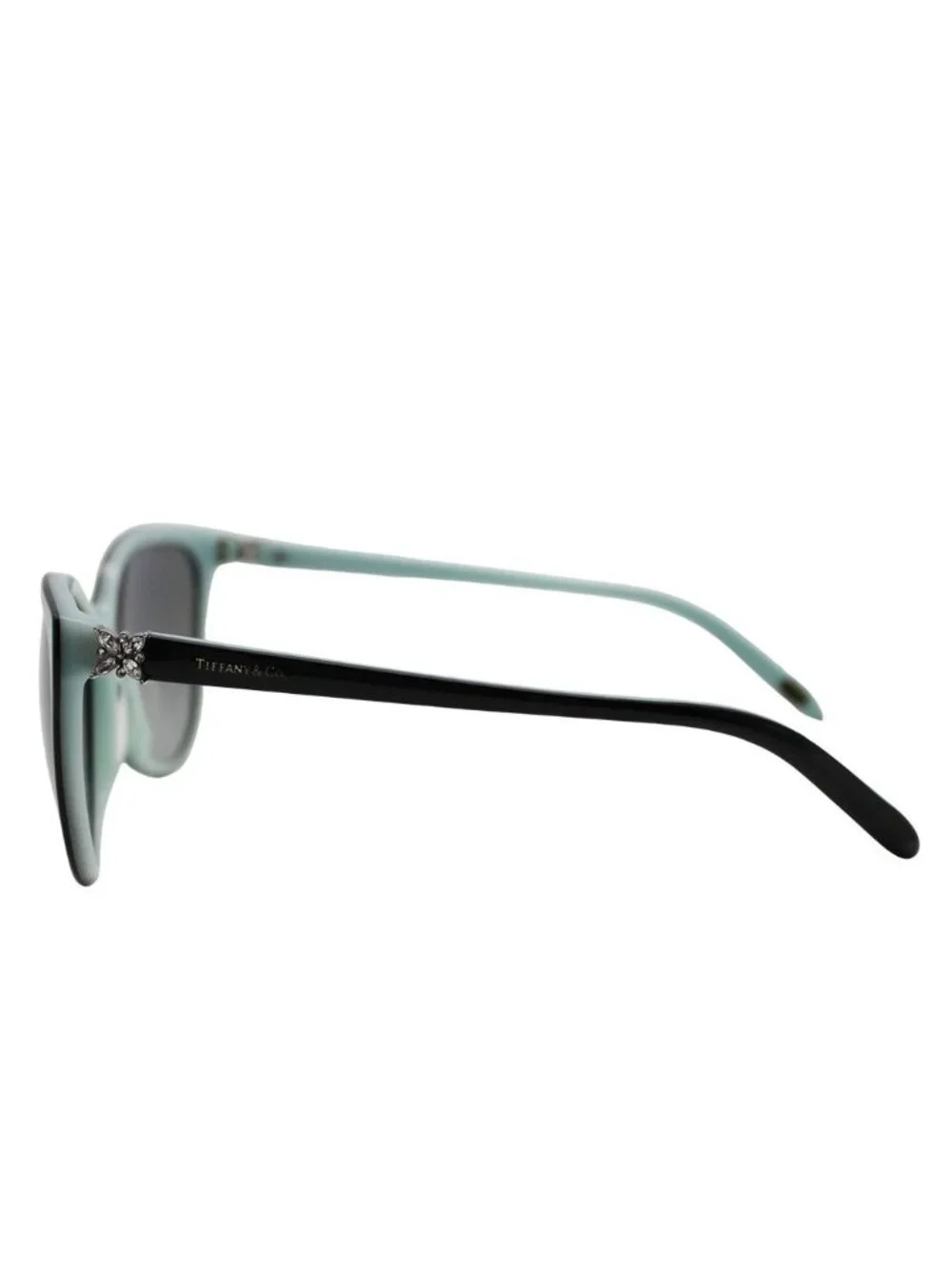 Tiffany & Co Sunglasses Blue Black Rhinestone Eyewear